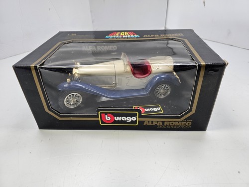 Vintage Burago 1:18 Scale Die Cast Alfa Romeo 2300 Spider 1932