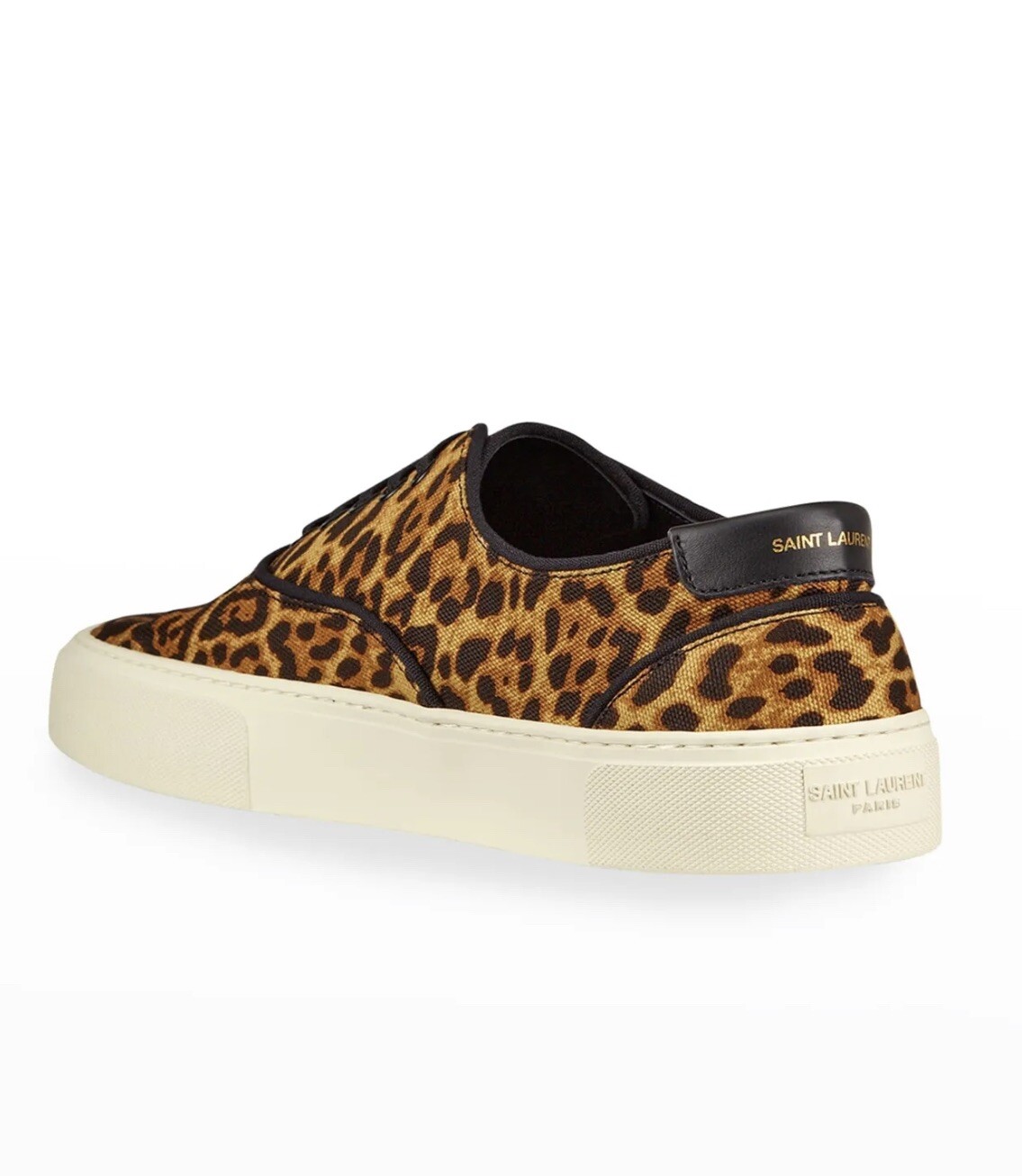 Sneakers basse donna Saint Laurent stampa leopardata Venezia taglia 40 5