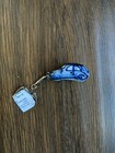 NWT Russian Blue White Car Key Holder Keyholder Key Chain — photo 1