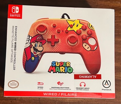 Super Mario Power A Nintendo Switch Enhanced Wired Controller NEW Sealed