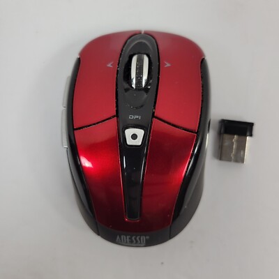 Adesso iMouse S60R - 2.4 GHz Wireless Programmable Nano Mouse with USB Receiver