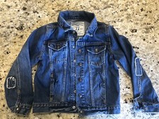 Denim Jacket Size 7 Youth Boys Seventy Seven Kids Used Blue Jean Coat