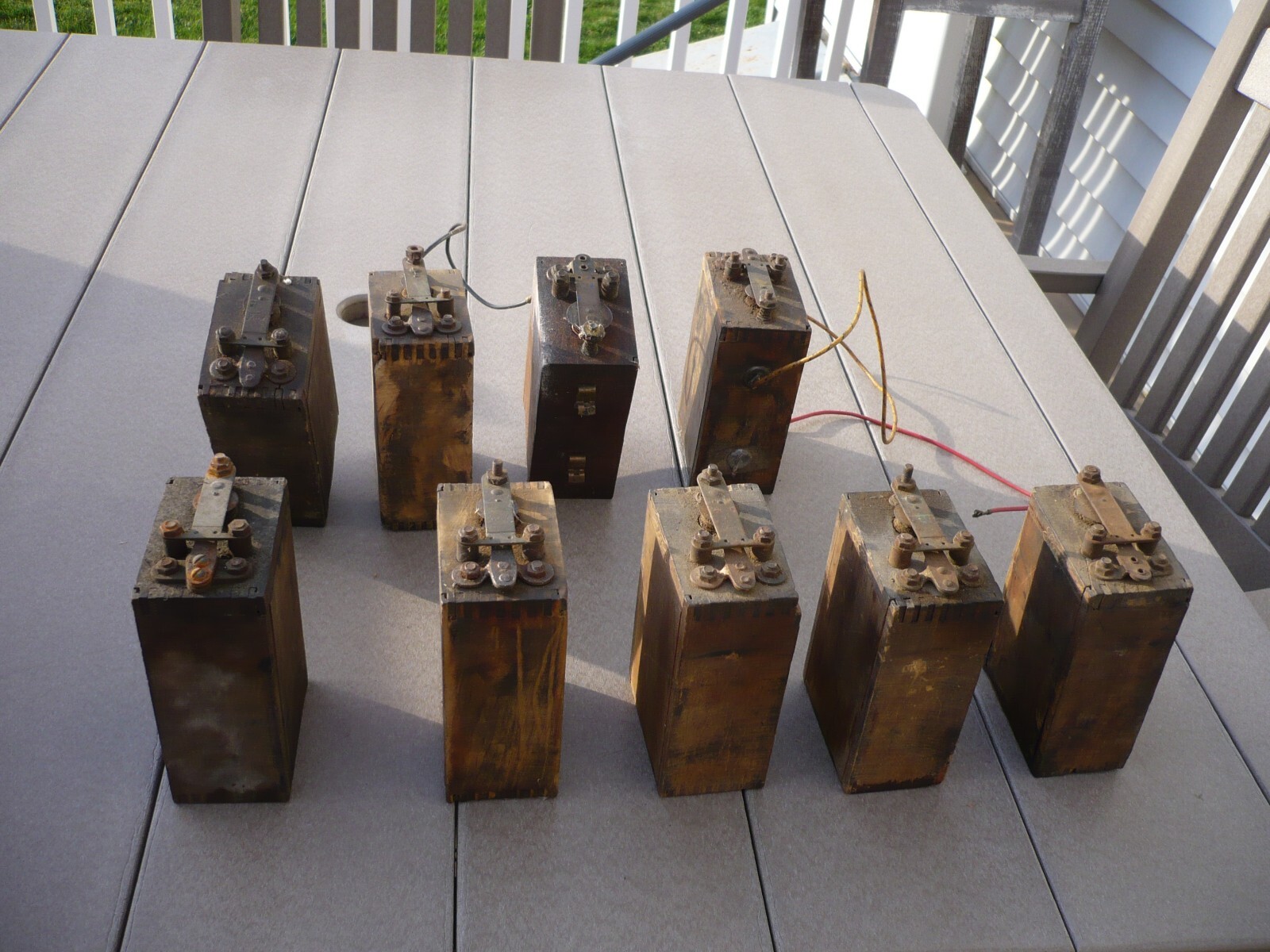 LOT OF 9 FORD MODEL T A IGNITION COILS BUZZ BOX AS IS UNTESTED free