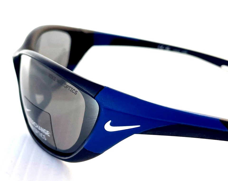 Gafas de sol NIKE ZONE mate azul marino intercambiables Max Optic plateadas DZ7356 410 Foto 4 de 4