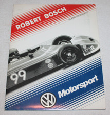 Vtg 1983 Robert Bosch Volkswagen Super Vee Motorsport Press Media Kit Indy 500