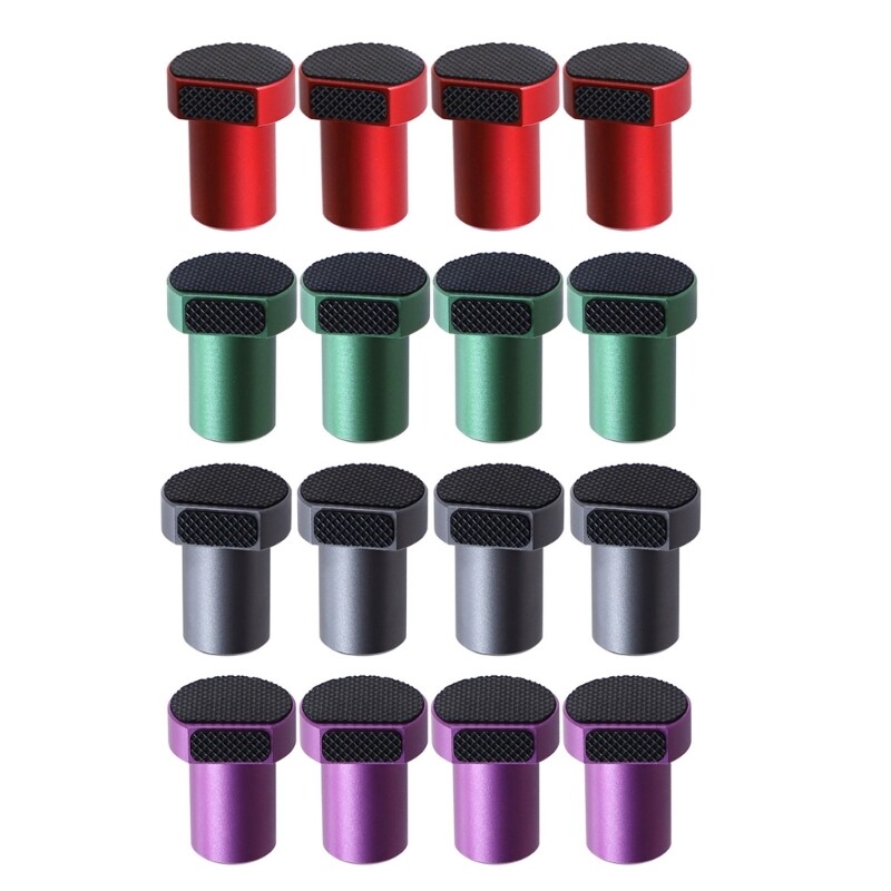 Giftprod 10 Packs Aluminum Alloy Bench Dogs - 19mm Workbench Stoppers For Woodworking