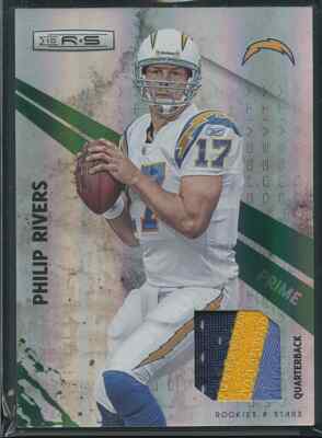 Philip Rivers 2010 Panini Rookies & Stars Prime Patch Jersey 2/50