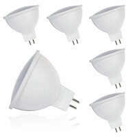 6X MR16 GU5.3 Led Strahler 12V 7W Warmweiß 3000K 550Lm Ersatz FüR 60W Halogen