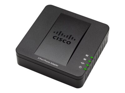 Cisco SPA112 VoIP IP Telefonadapter mit 2 Ports (ATA)