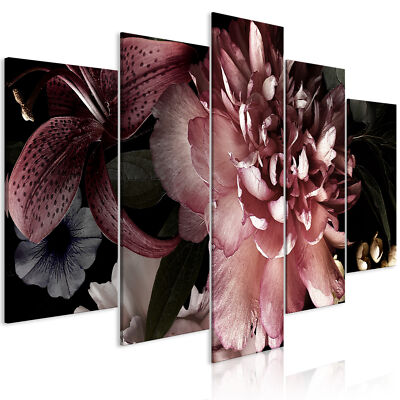 PFINGSTROSEN Blumen Leinwandbild TNT Drucke Wandbilder Bilder b-C-0638-b-m