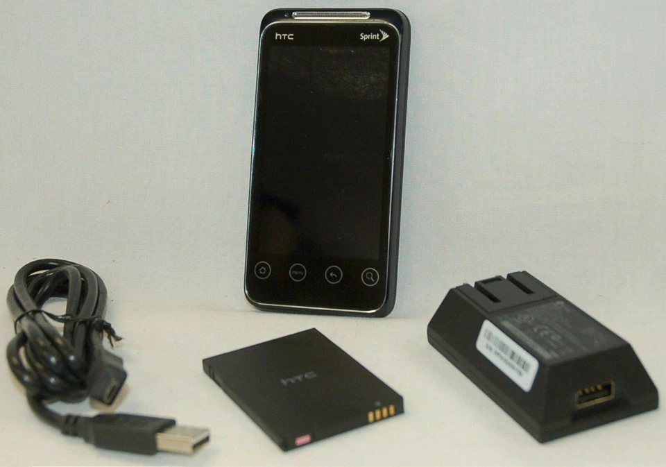 HTC Evo Shift 4G Droid Sprint BLUE Android Cell Phone PG06100 WiFi GPS Grade B - Image 3 of 4