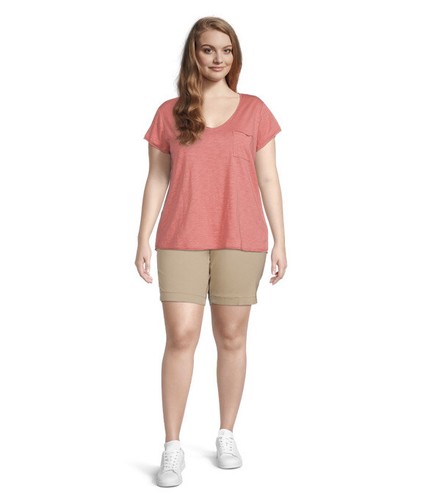 Just My Size Women’s 2 Pocket Pull On Brownstone Denim Shorts Size 3X NEW - Picture 6 of 10