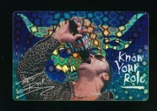 2000 WWF Wrestling vending Prism sticker The Rock Dwayne Johnson know your role