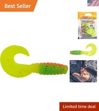 Lifelike Movement Firetiger PowerBait Power Grubs - Ideal for Bass and More