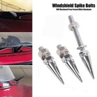 Chrome Motorcycle Spike Windshield Trim Bolt Screws For Harley FLHT FLHX 2014 UP