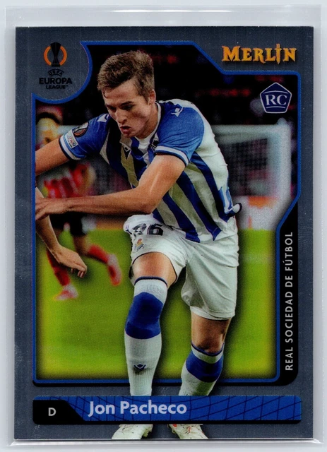 2021 Merlin Chrome UEFA Jon Pacheco Rookie #23 Real Sociedad