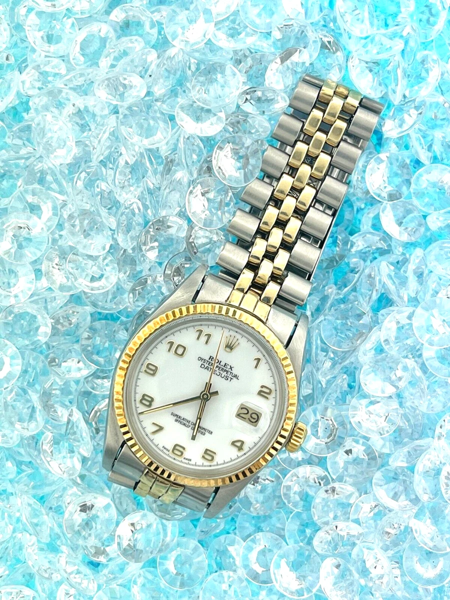 1985 Rolex Datejust 16013 White Dial Jubilee Bracelet No Papers