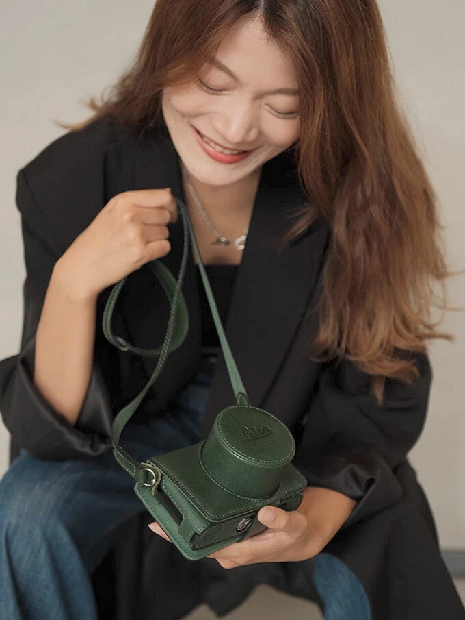 New Genuine Leather Camera Case For Leica D-LUX8 Dlux8 Protect Cover Belt Strap  - Image 4 of 4