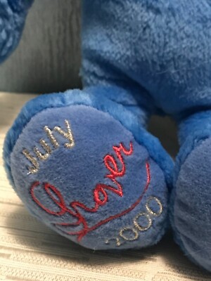 CTW Sesame Street Pal of the Month Collectible GROVER July 2000
