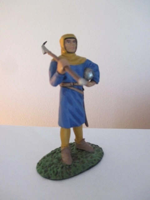 Soldat du moyen âge en plomb peint - Altaya - Photo 1/4