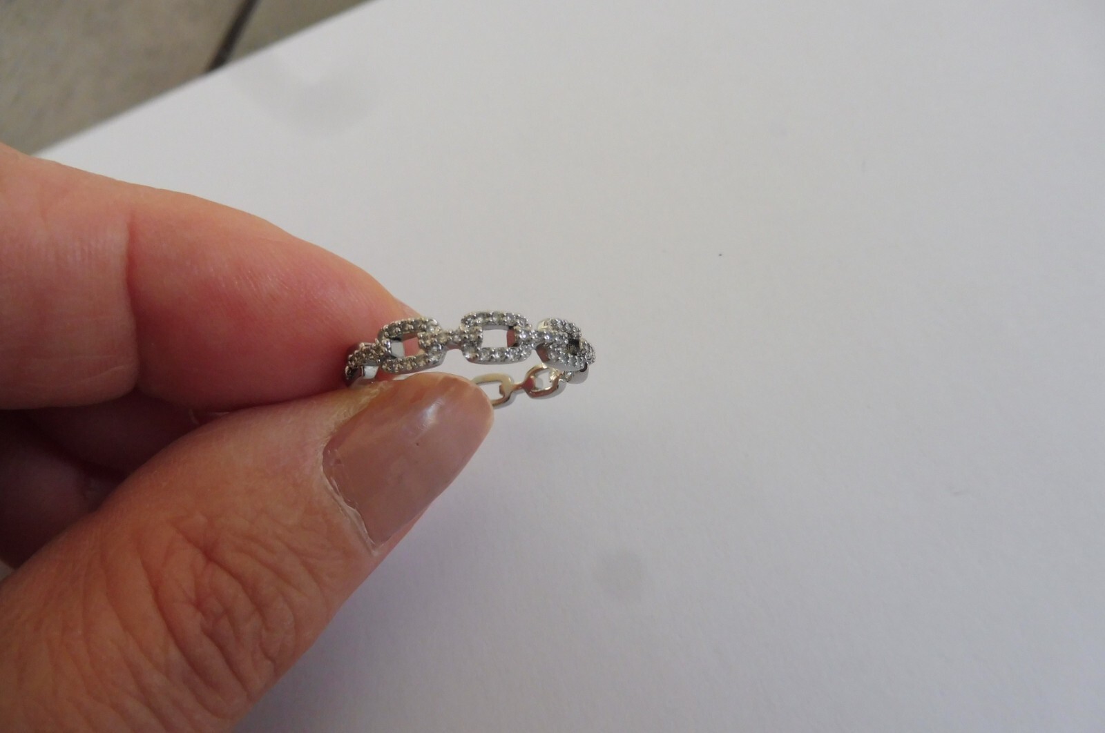 Bague ouverte style Fabergé cristal Art Déco le cadeau idéal en métal argenté