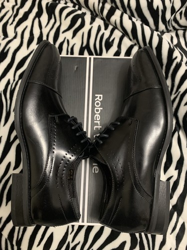 Robert Wayne Cap Toe Dress Shoes “Madison” Lace Up Mens Size 10 New - 第 6/10 張圖片
