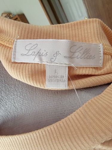 NWT Lapis & Lillies Womens Long Sleeve Top Size L - Picture 3 of 4