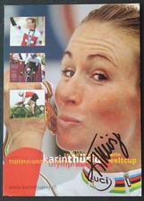 B74 Karin Th&uuml;rig Schweiz Triathletin Autogrammkarte original signiert