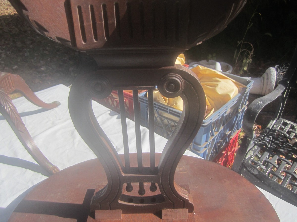 VTG 1900 MERSMAN LYRE HARP TABLES, #6651, MAHOGANY | eBay