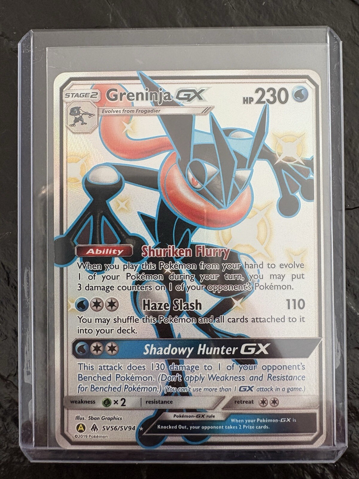 Greninja GX SV56/SV94 Hidden Fates: Shiny Vault Holo