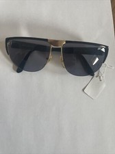 New Auth. Genny 1997 Vintage Sunglasses Black 517-S 5007