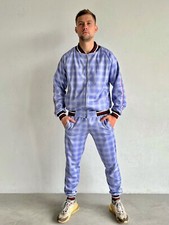 Tracksuit Gentlemen Men's Tracksuit Set Gentlemen Tartan S, M, L, XL, 2XL