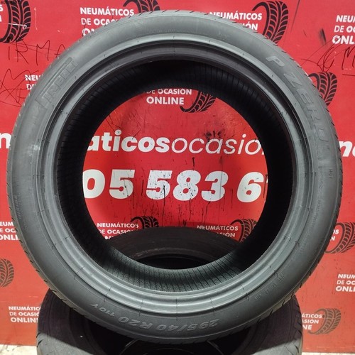 2x 295 40 R20 110Y PIRELLI P ZERO TM M+S MOT 5.3/5.3MM REF. 14075 - Imagen 6 de 9