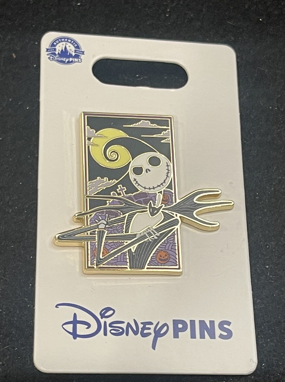 Disney Nightmare Before Christmas 2024 Jack Skellington Portrait Pin OE New