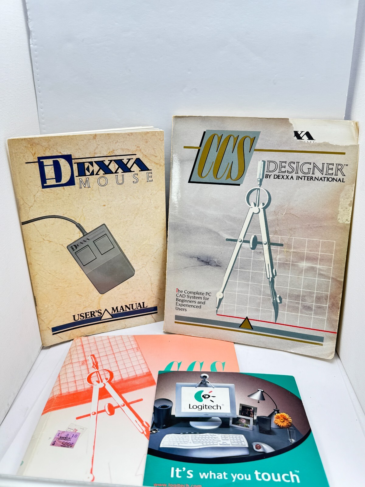 Ccs Design Manuals Dexxa 2 Button Mouse IBM PC Compatible System 1988 Cad System ...