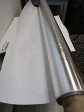 SILVER ALUMINUM FOIL FIBERGLASS CLOTH, 58" X 50 YARD ROLLS, PACKING TYPE