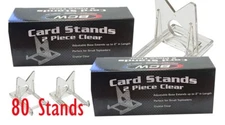 80 Small Adjustable Display Stands Baseball Trading Card Slab Holder Easel BCW