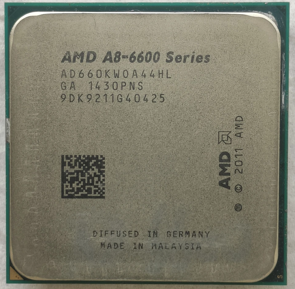 AMD A8-6600K 3,9 GHz Zócalo de cuatro núcleos FM2 PROCESADOR DE ESCRITORIO CPU 100 W Foto 2 de 4