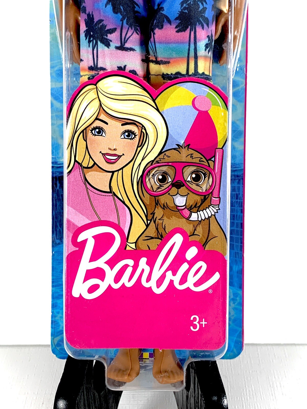 🔵SUN-SAND-SMILES: Barbie Beach Ken Doll, Tropical Swim Trunks, 12in ...