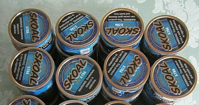50 EMPTY SKOAL CANS for Crafts SMOKELESS, NO TOBACCO inside TINS DIP Mint  X-Tra