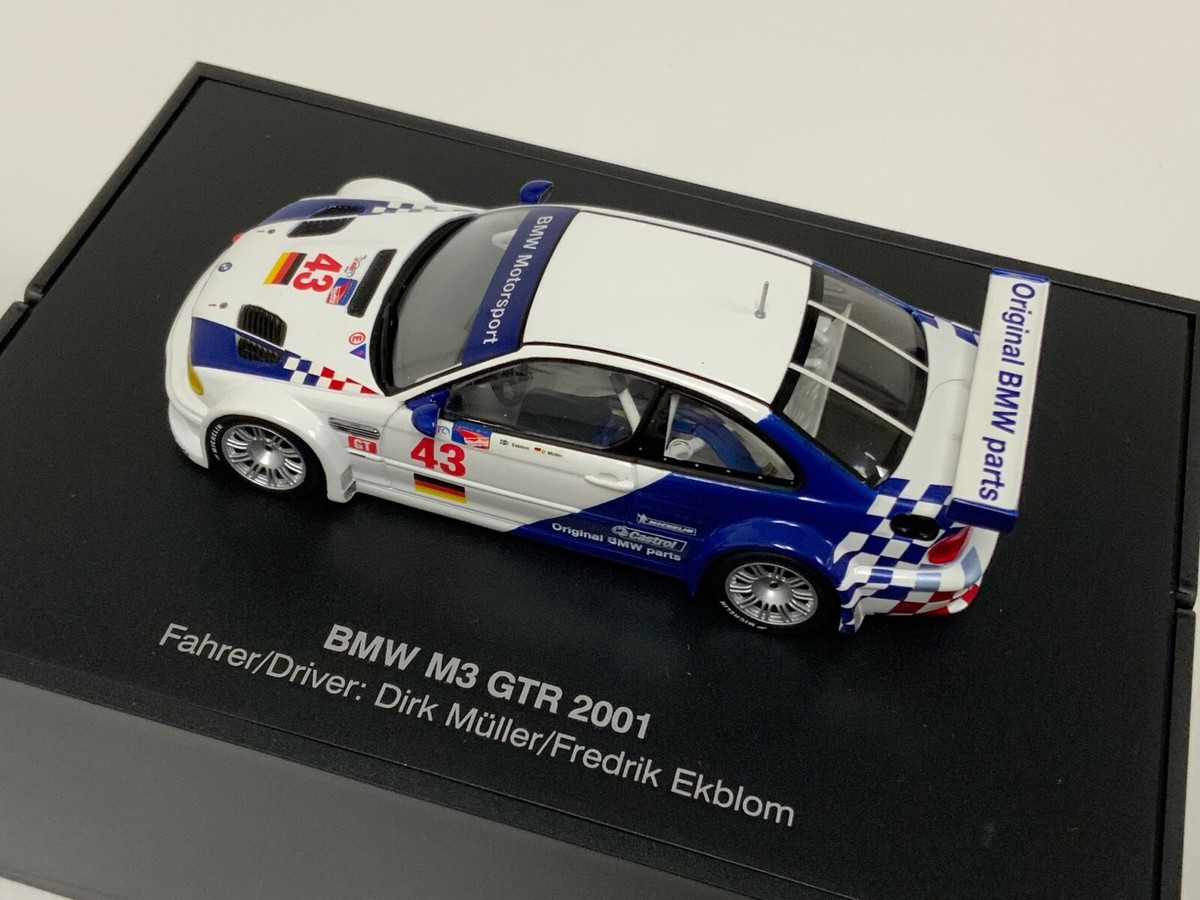 1/43 Minichamps BMW M3 GTR 2001 Car #43 DEALER Ed. 80 42 0 1/43 Minichamps BMW M3 GTR 2001 Car #43 DEALER Ed. 80 42 0