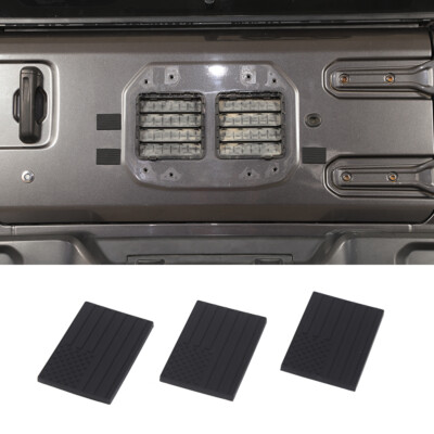 Tailgate Plug Spare Tire Carrier Panel Delete Rubber For Jeep Wrangler JL 2018+