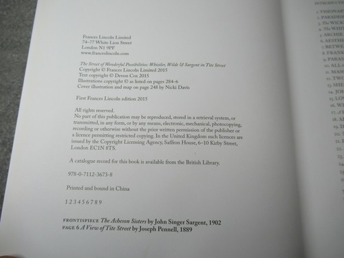 The Street of Wonderful Possibilities - Whistler Wilde & Sargent 2015 1st HB-DJ - Imagen 7 de 8