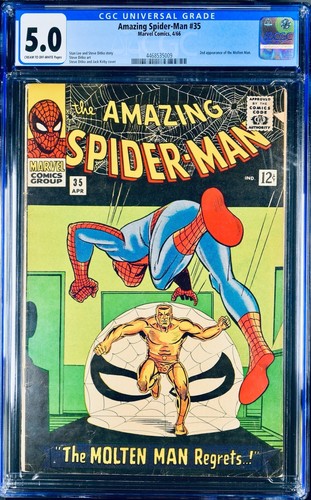 Amazing Spider-Man #35 (1966) CGC5.0 4468535009 2nd App Molten Man