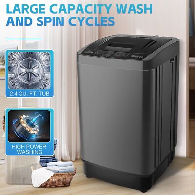 Portable Washing Machine 17.8Lbs Laundry Washer Ideal for Home, Apartment, RV!