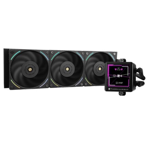 Thermalright Frozen Vision 360 ARGB Black V2-Liquid CPU Wasserkühler, mit PWM Fa