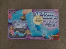 AirPress Massager + Remote Compressed Air System Legs Foot Pain Relief + Charger