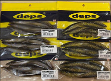 Deps Sakamata Shad Soft Plastic Fluke Jerkbait 4", 5", 6", 8"