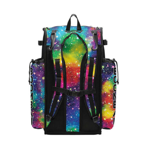 Boombah Superpack Softball Backpack - Players Gear Bag/Bat Pack - Rainbow Galaxy - Picture 3 of 12