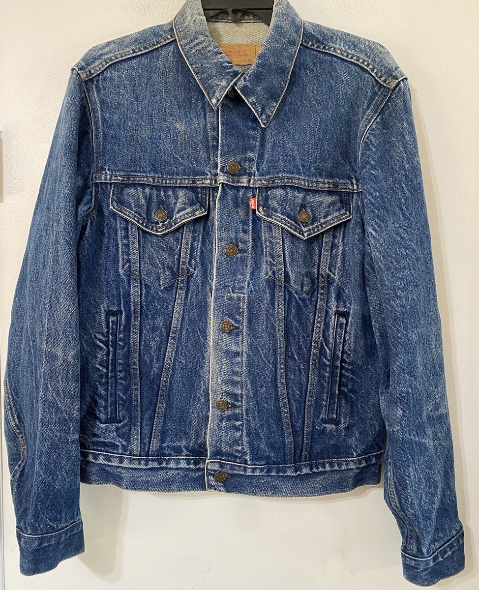 VINTAGE Levis Denim Trucker Jean Jacket Men's Size 40L 71506 VINTAGE Levis Denim Trucker Jean Jacket Men's Size 40L 71506